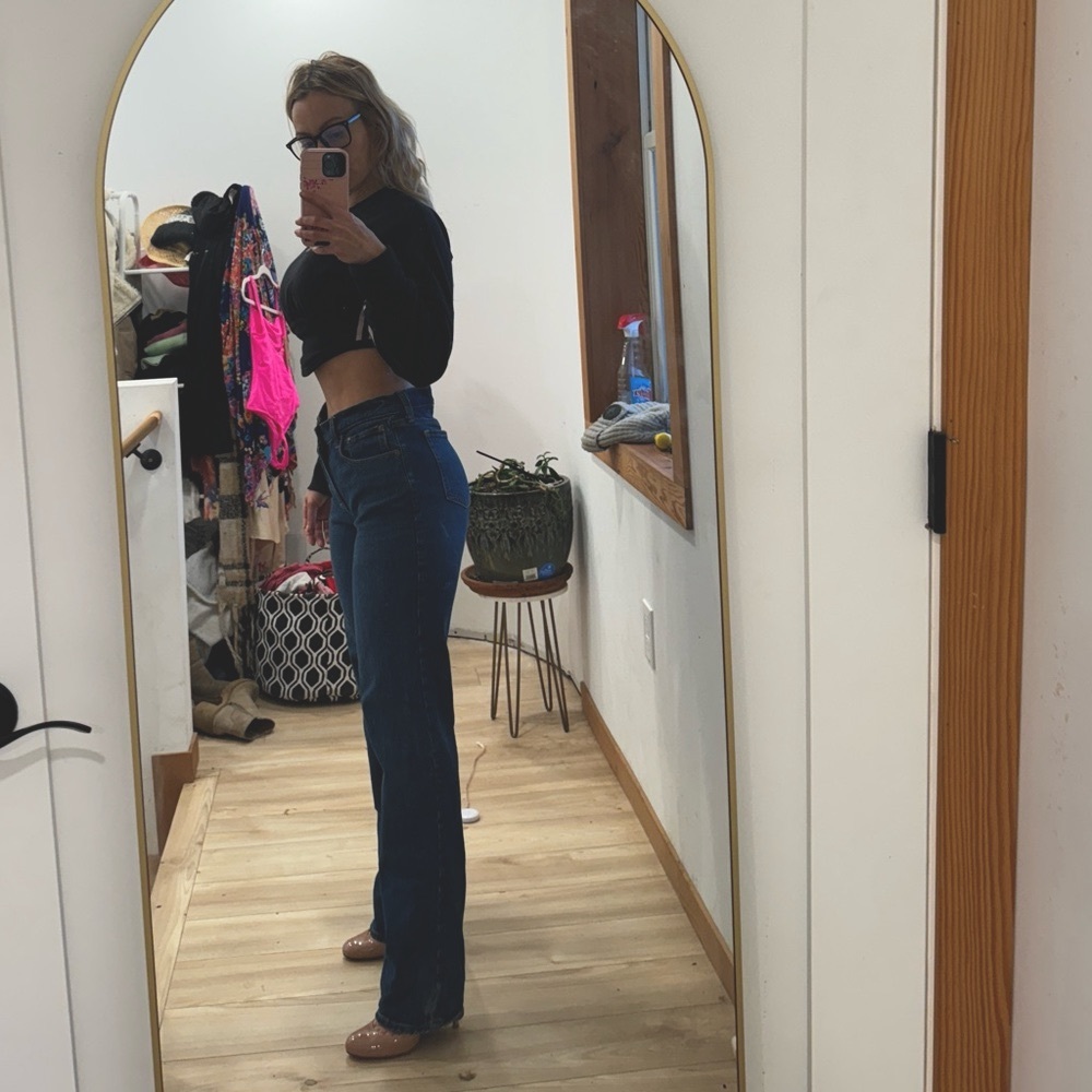 Abercrombie CurveLove NWT 26/2 Long Straight Jean